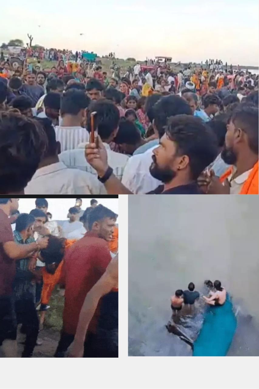 खंडवा में दुर्गा विसर्जन का मातम, तालाब में ट्रैक्टर-ट्रॉली पलटी, 11 की मौत, 8 मासूम बच्चियां शामिल