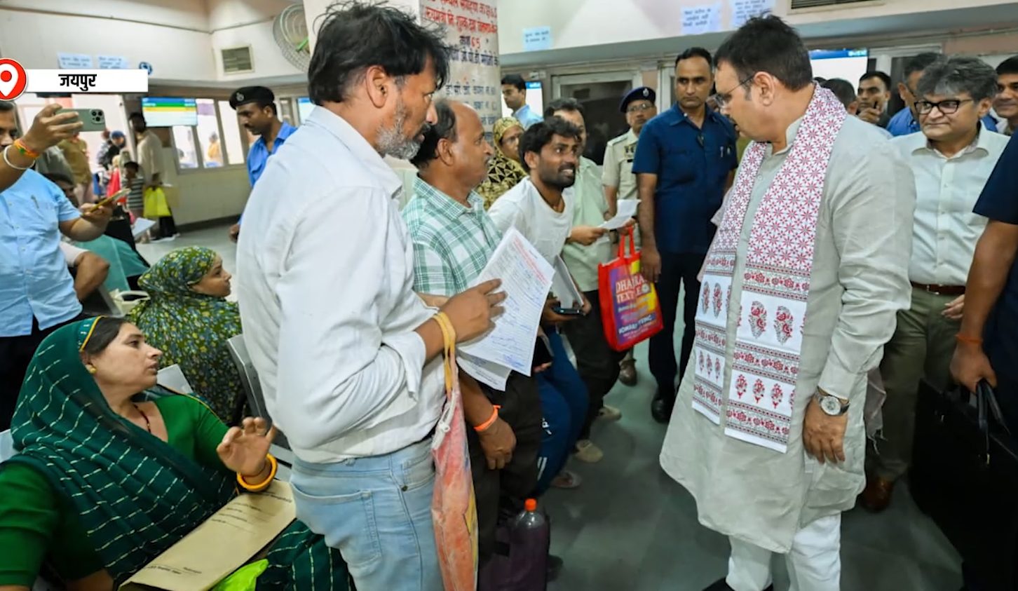 CM भजनलाल का SMS अस्पताल में औचक निरीक्षण, स्वास्थ्य सेवाओं में सुधार के निर्देश