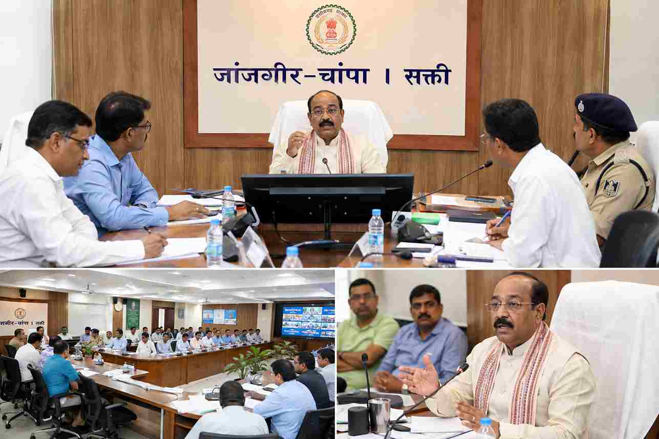 डिप्टी सीएम अरुण साव ने विकास कार्यों में तेजी के दिए निर्देश