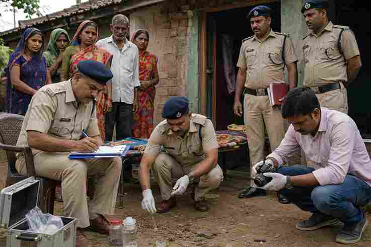 हलिया में विवाहिता की संदिग्ध मौत, जांच में जुटी पुलिस