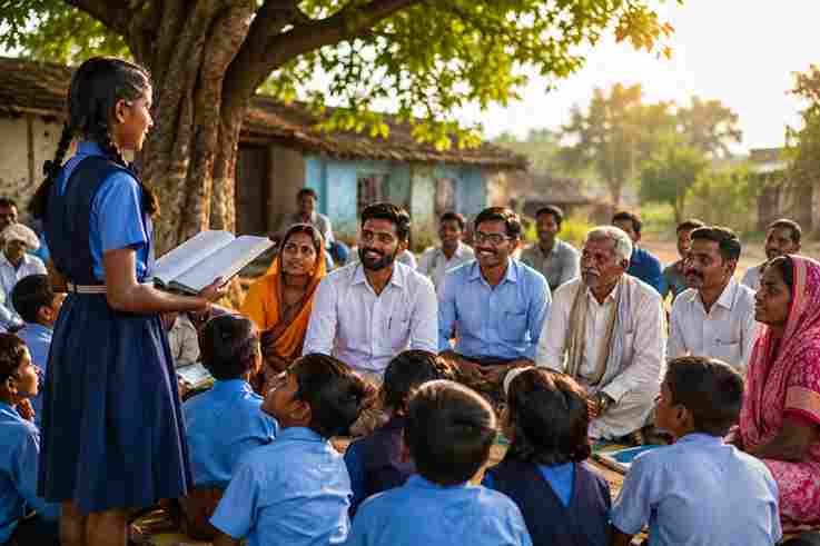 ढेगी बाग़ में शिक्षा और विकास का संदेश
