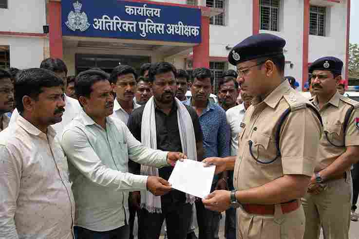 पाटन गोलीकांड: आरोपी की गिरफ्तारी न होने पर पीड़ित ने ASP को सौंपा ज्ञापन