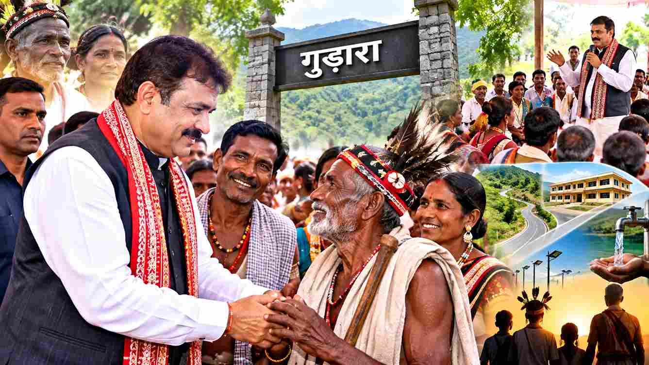 गुड़ारा में ST समुदाय से संवाद, विकास का संकल्प
