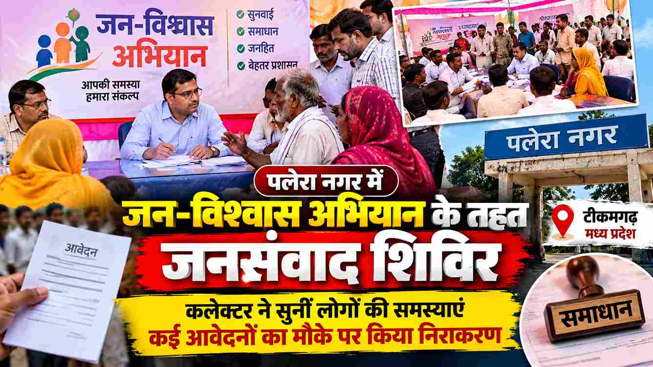 पलेरा में जनसंवाद शिविर, कलेक्टर ने सुनीं समस्याएं