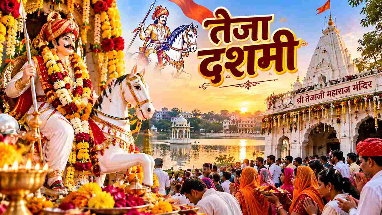 कोटा में तेजा दशमी पर उमड़ा आस्था का सैलाब